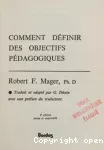 COMMENT DEFINIR DES OBJECTIFS PEDAGOGIQUES