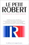 Le Petit ROBERT dictionnaire de la langue française